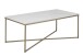 Couchtisch >Alisma< in weiss, Marmor - 120x46x60cm (BxHxT)