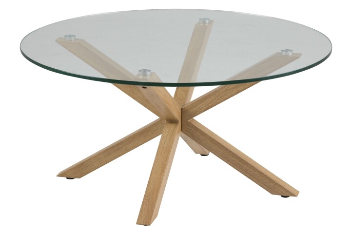 Glastisch >Heaven< in Klar, Glas - 40x82cm (HxD)