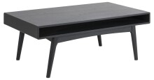 Couchtisch >Marte< in schwarz - 130x50x70cm (BxHxT)