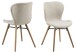 Polsterstuhl >Batilda -A1< (2er-Set) in sand, Polyester - 47x82,5x53cm (BxHxT)