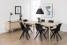 Esstisch >Century< in Eiche weiss pigmentiert, MDF - 200x75,3x100cm (BxHxT)