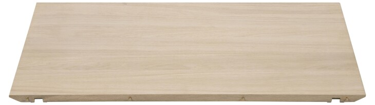 Ansteckplatte >Century< (2er-Set) in Eich weiss pigmentiert - 50x2,5x100 (BxHxT)