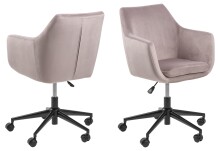 Schreibtischstuhl >Nora< in dusty rose, Polyester,...
