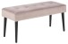 Polsterbank >Glory< in dusty rose, Polyester, Stahl - 95x45x38cm (BxHxT)