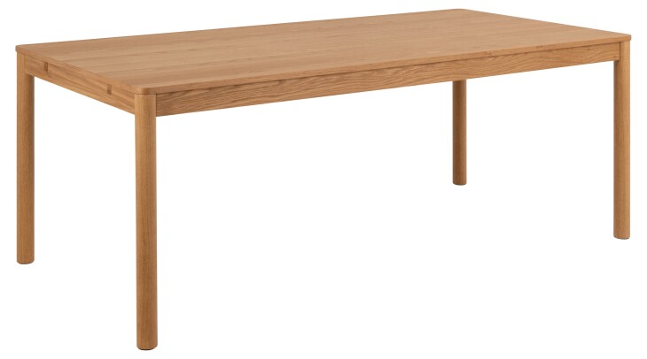 Esstisch >Atlantic< in Eiche, MDF - 200x75x100cm (BxHxT)