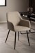 Esszimmerstuhl >Lizzy< in Beige, Stoff - 59x85x59cm (BxHxT)