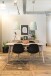 Kulissen-Esstisch >Marte< in Eiche weiss pigmentiert, MDF - 180x76x102cm (BxHxT)