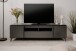Wohnzimmer-Set >Bertrix< in Schiefer dunkel / anthrazit - 177x51,5x40cm (BxHxT)