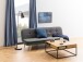Couchtisch >Willford< in Wildeiche, MDF, Stahl - 80x40x80cm (BxHxT)