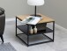 Couchtisch >Gila< in Wildeiche, MDF - 55x42x55cm (BxHxT)