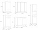 Badezimmer-Set >Veris< (5-teilig) in Artisan Eiche Dekor / secret grey