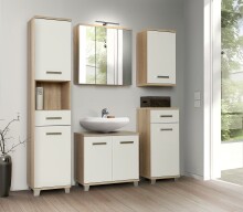 Badezimmer-Set >Aggi< (5-teilig) in Sonoma Eiche...