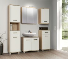 Badezimmer-Set >Aggi< (5-teilig) in Sonoma Eiche...