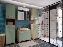 Badezimmer-Set >Veris< (5-teilig) in Artisan Eiche...