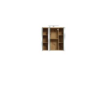 Badezimmer-Set >Veris< (4-teilig) in Artisan Eiche Dekor / Salbei, Holzwerkstoff