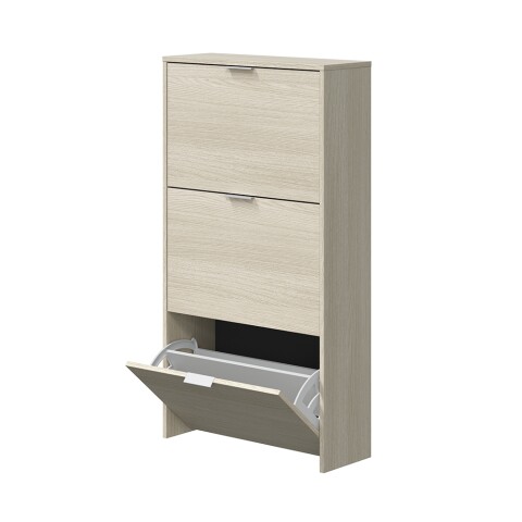 Schuhkipper >Shoe Cabinets< in Eiche - 60x113x22 (BxHxT)