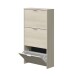 Schuhkipper >Shoe Cabinets< in Eiche - 60x113x22 (BxHxT)