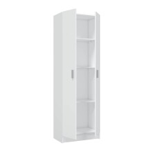 Mehrzweckschrank >Multipurpose< in Weiß - 59x180x37 (BxHxT)