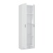 Mehrzweckschrank >Multipurpose< in Weiß - 59x180x37 (BxHxT)