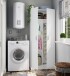 Mehrzweckschrank >Multipurpose< in Weiß - 73x180x37 (BxHxT)