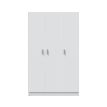 Mehrzweckschrank >Multipurpose< in Weiß - 109x180x37 (BxHxT)