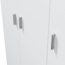 Mehrzweckschrank >Multipurpose< in Weiß - 109x180x37 (BxHxT)