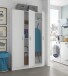 Mehrzweckschrank >Multipurpose< in Weiß - 109x180x37 (BxHxT)
