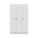 Mehrzweckschrank >Multipurpose< in Weiß - 109x180x37 (BxHxT)