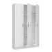 Mehrzweckschrank >Multipurpose< in Weiß - 109x180x37 (BxHxT)