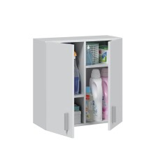 Wandhängeschrank >Multipurpose< in Weiß - 59x60x27 (BxHxT)