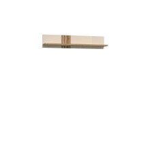 Wandboard >KILLARNEY< in Sand / Mauvella Eiche Dekor - 120x24x21,5cm (BxHxT)