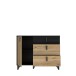 Kommode >LYA< in Mauvella Eiche  / Cabezone Eiche - 108,1x85,5x41,5cm (BxHxT)