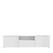 Lowboard >SIENNA< in weißglanz Dekorfolie - 169,8x43,3x41,6cm (BxHxT)