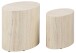Satztisch >Mice< (2-teilig) in travertin, MDF - 33x40x48cm (BxHxT)