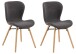 Esszimmerstuhl >Batilda -A1< (2er-Set) in Grau, Stoff - 47x82,5x53cm (BxHxT)