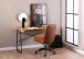 Schreibtischstuhl >Erik< in Braun, PU - 60x106x67,5cm (BxHxT)