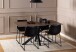 Esstisch >Heaven< in Braun, Glas, keramisch - 160x75,5x90cm (BxHxT)