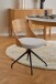 Esszimmerstuhl >Lucy< in Beige, Stoff - 48x79x53cm (BxHxT)