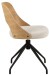 Esszimmerstuhl >Lucy< in Beige, Stoff - 48x79x53cm (BxHxT)