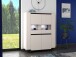 Highboard >VODOL< in sand,schwarz mit 2 Sofclose-Türen - 130,3x161,1x44,8cm (BxHxT)