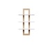 Wandregal >CHESAPEAKE< in Schnee Eiche/ Riviera Eiche Dekor - 70x121,1x23,6cm (BxHxT)