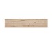 Wandregal >COMO< in Uni Wolfram Grau/ Planked Eiche Dekor - 149,8x28,5x21,5cm (BxHxT)