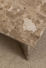 Couchtisch >Vega< in Braun, Marmor - 140x42x70cm...