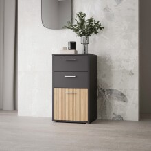 Kommode >QUADRO 2< 2 Schubladen und 1 Tür, in...