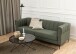 Couchtisch >Cuxton< in Grau, Glas, Stahl - 45x80cm (HxD)