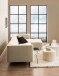 Satztisch >Dice< (2-teilig) in travertin, MDF - 58x40x58cm (BxHxT)