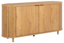 Sideboard >Colima< Wildeiche, Lamelle, MDF -...