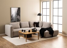 Couchtisch >Banbury< in natürlich, Eiche - 90x42x90cm (BxHxT)
