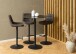 Barhocker >Adisa< (2er-Set) in anthrazit, Polyester, Stahl - 47x95x52,5 (BxHxT)
