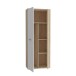 Mehrzweckschrank >NET106< mit Inneneinteilung, in Sonoma Eiche Dekor / Weiss  - 68,9x179,1x34,8cm (BxHxT)